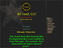 Tablet Screenshot of bzgunz.com